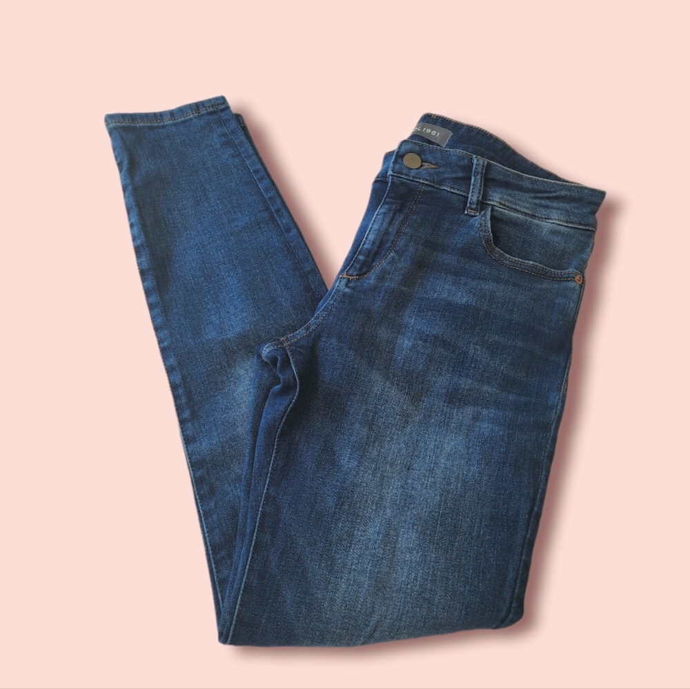 DL1969 Margaux Mid-Rise Instasculpt Ankle Skinny Sabine Jeans Size 27